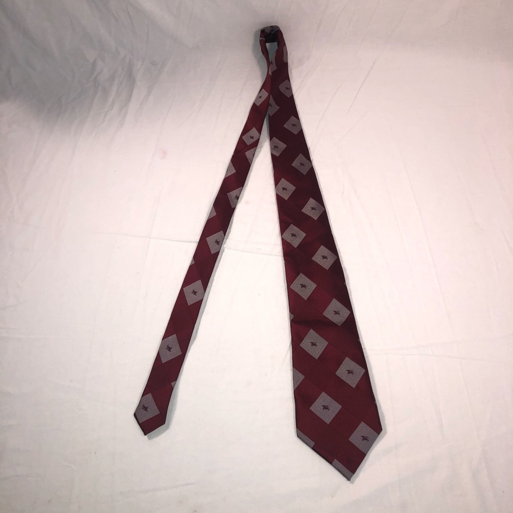 Men’s Burberry Geometric Pattern Silk Tie